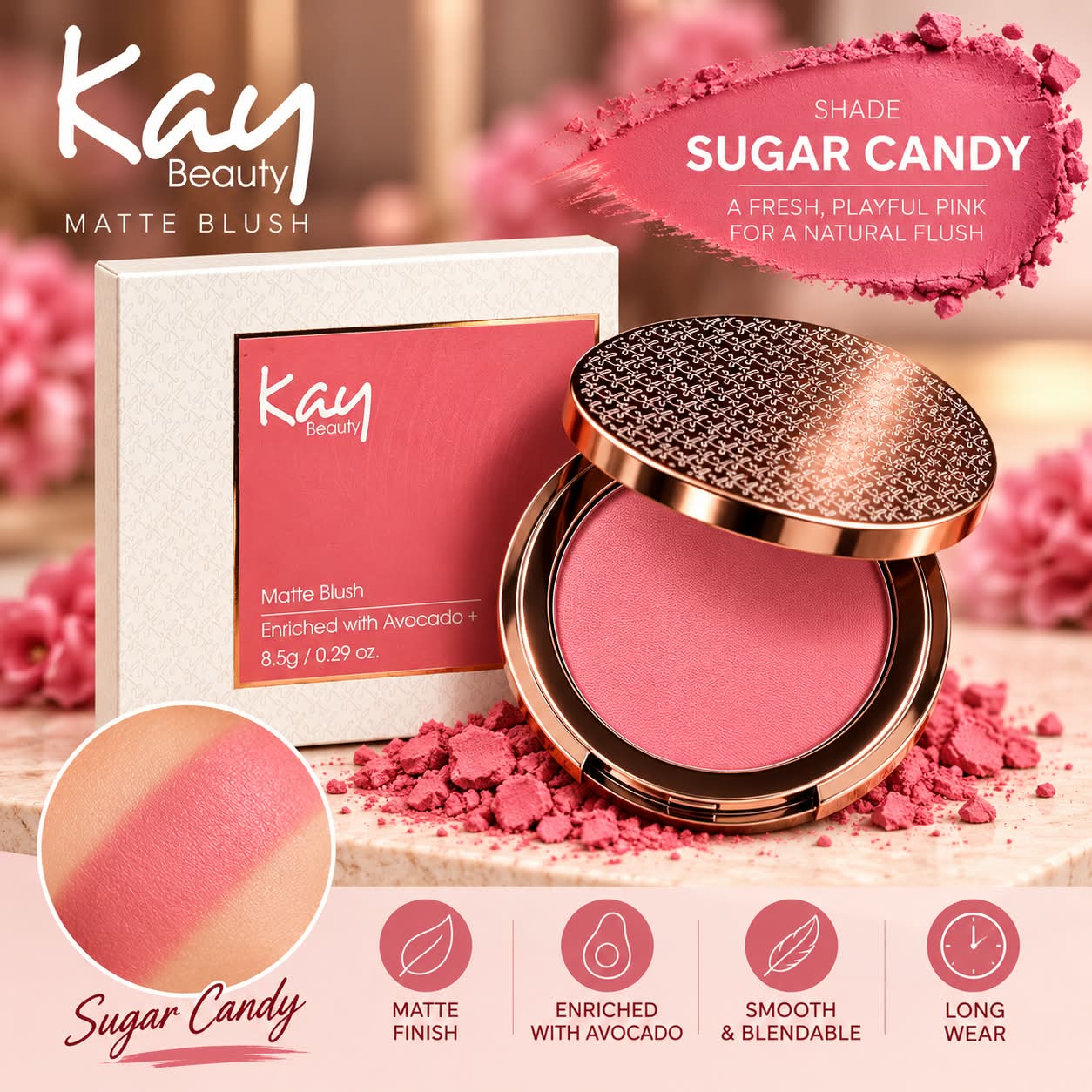 Kay Beauty Matte Blush