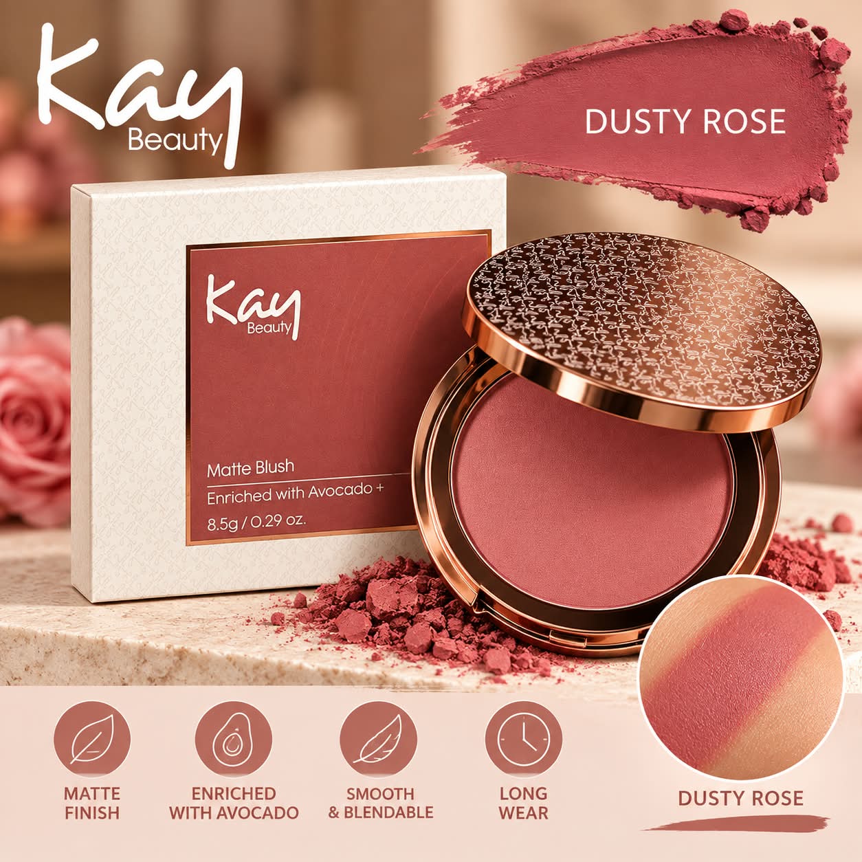 Kay Beauty Matte Blush