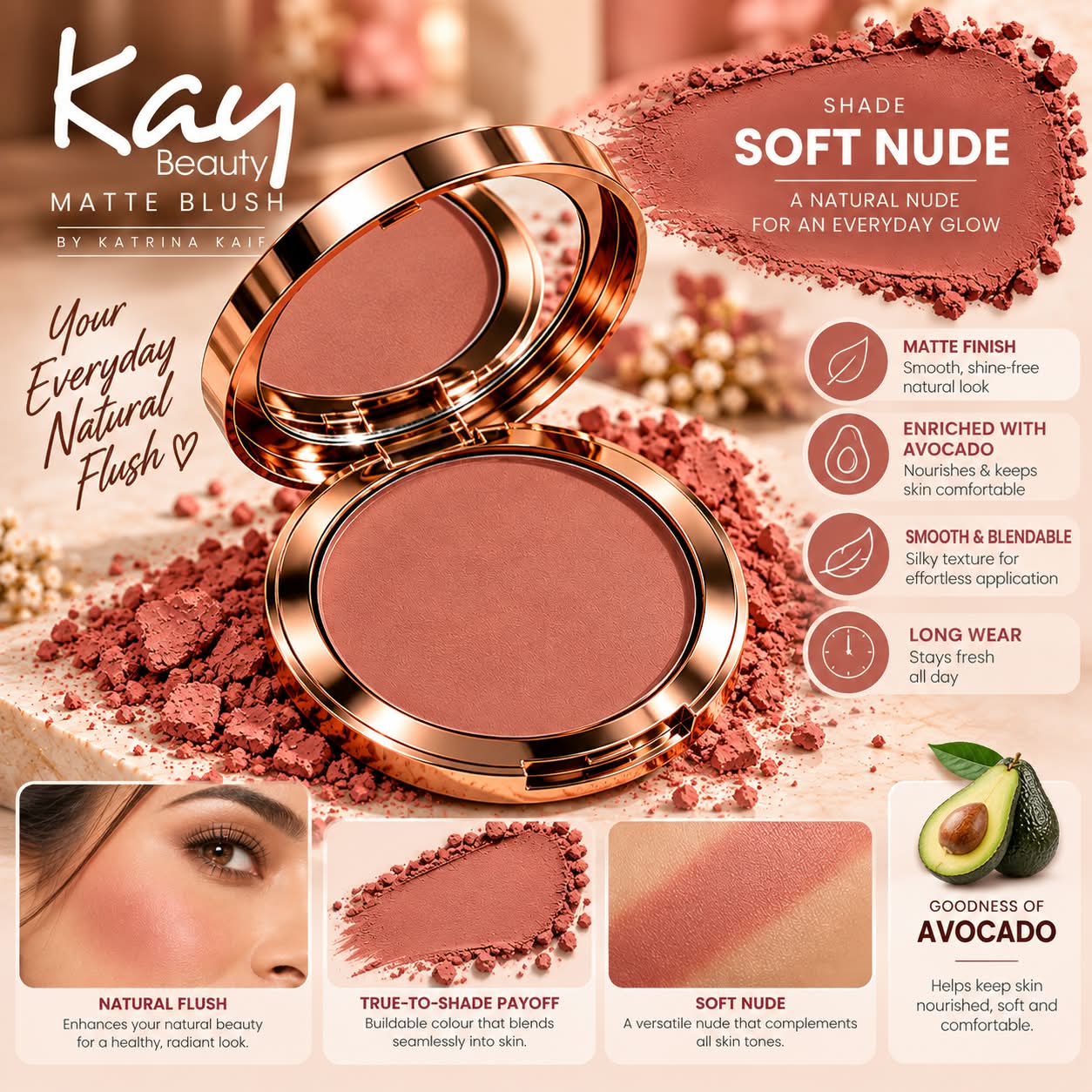 Kay Beauty Matte Blush