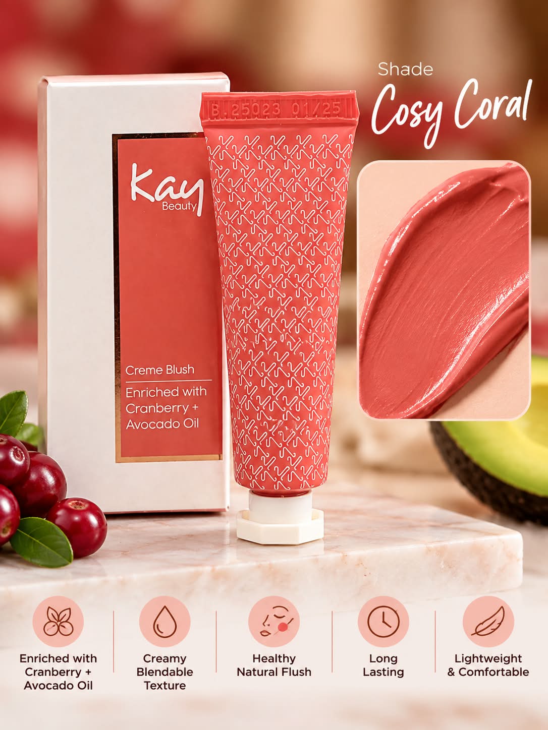 Kay Beauty Creme Blush 10ml