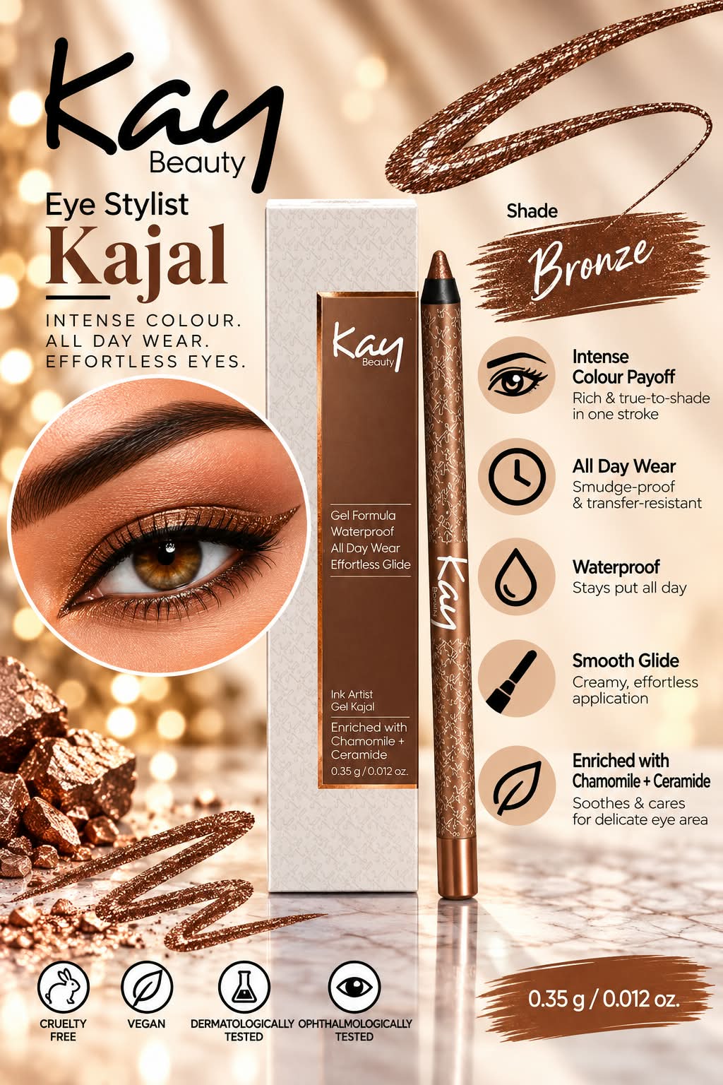 Kay Beauty Ink Artist Gel Kajal