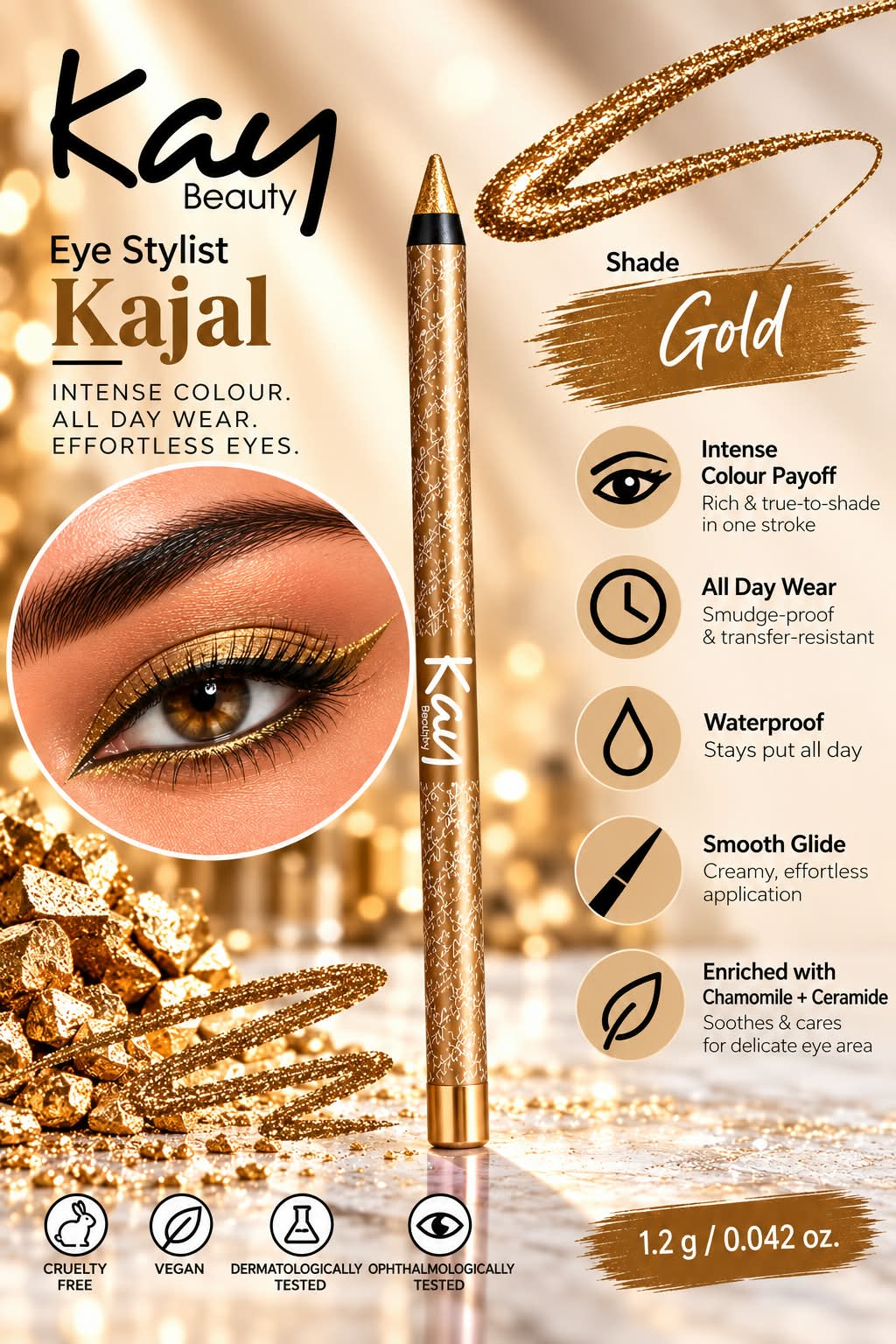 Kay Beauty Ink Artist Gel Kajal