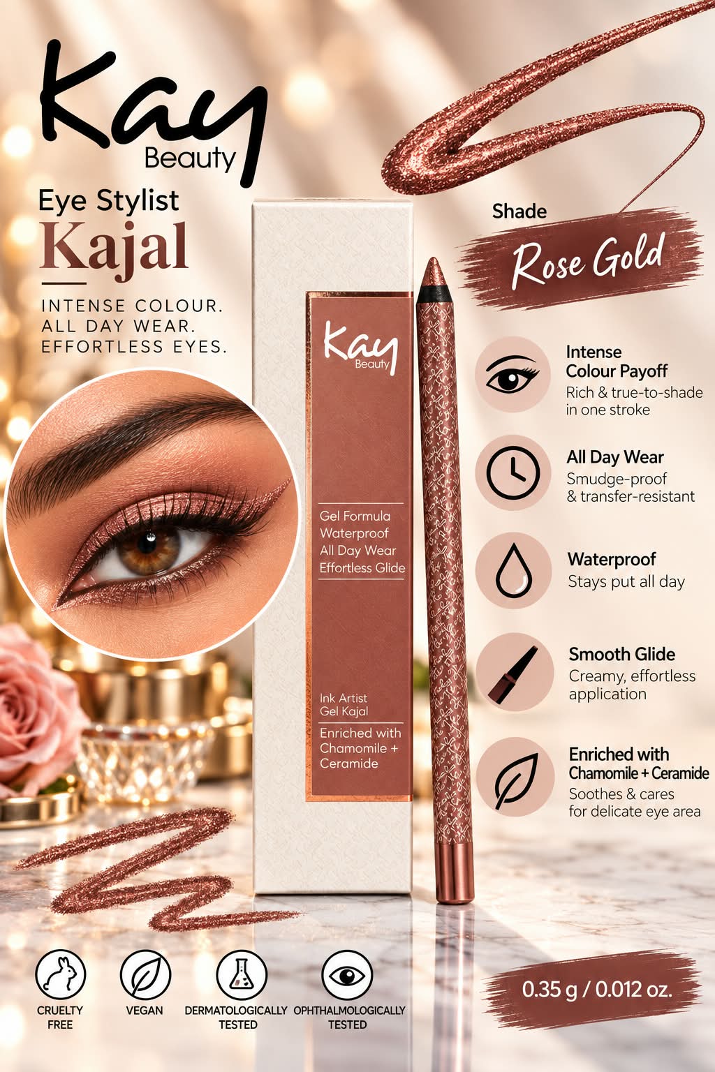 Kay Beauty Ink Artist Gel Kajal
