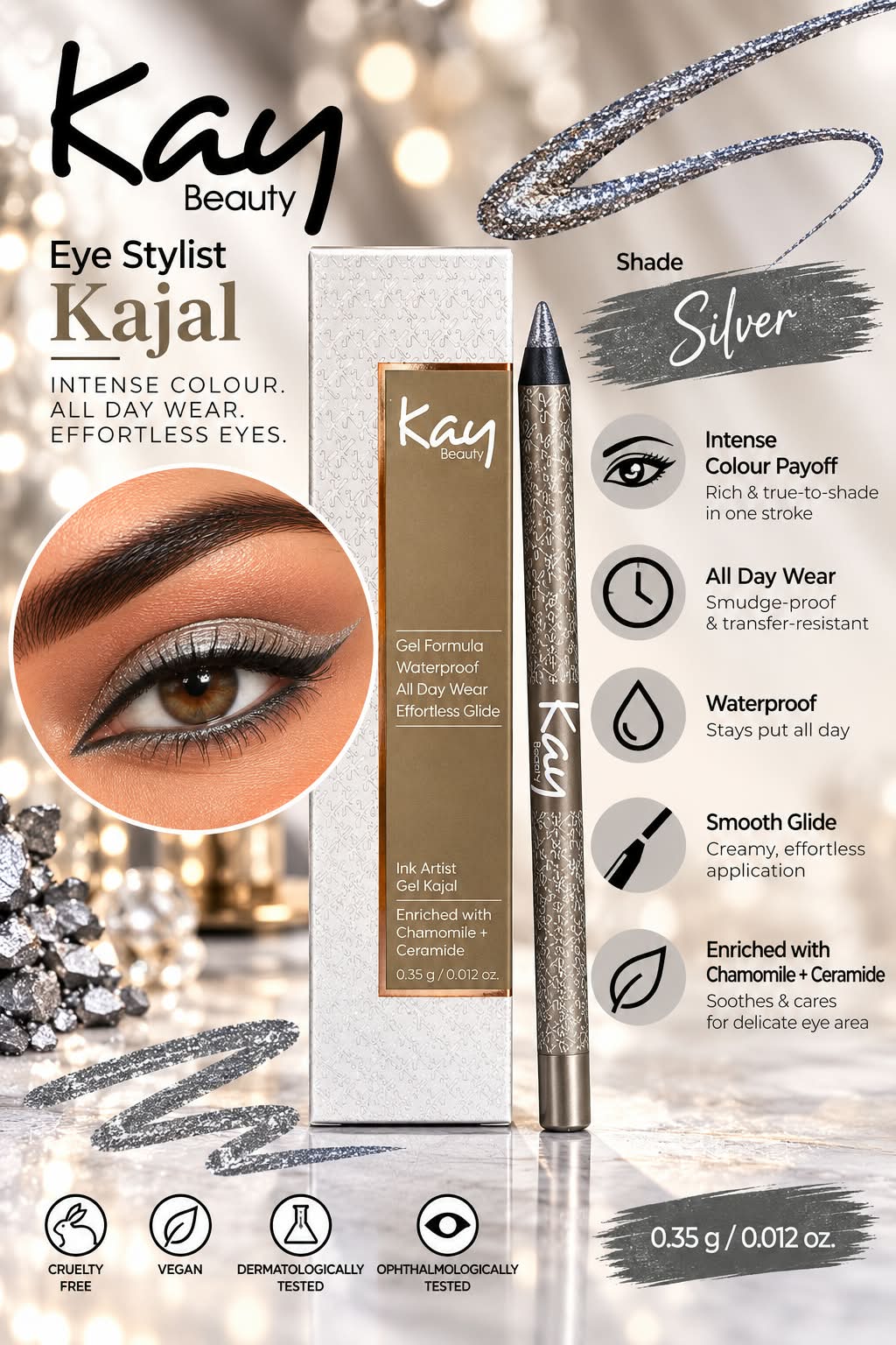 Kay Beauty Ink Artist Gel Kajal