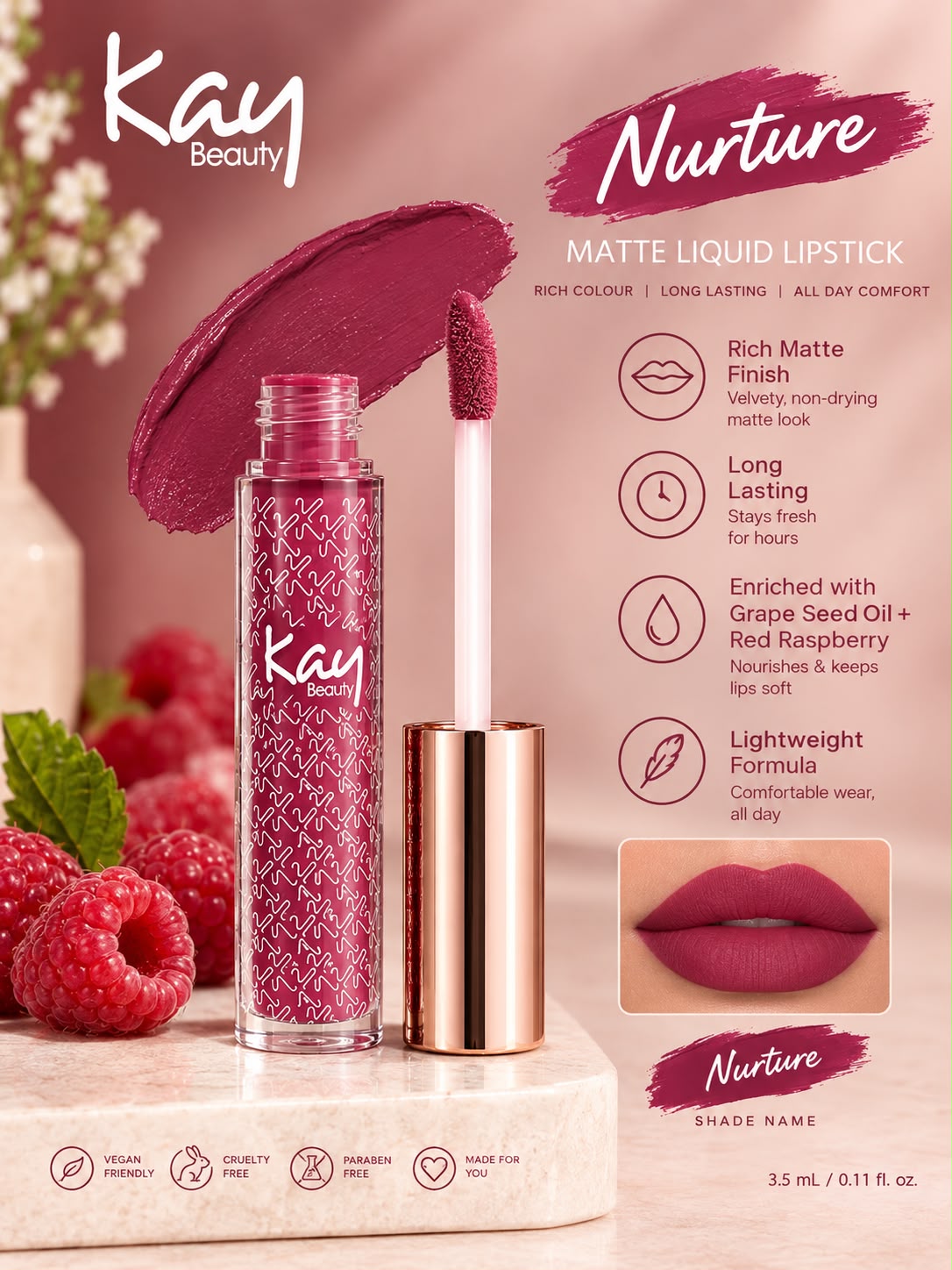 Kay Beauty Matte Liquid Lipstick