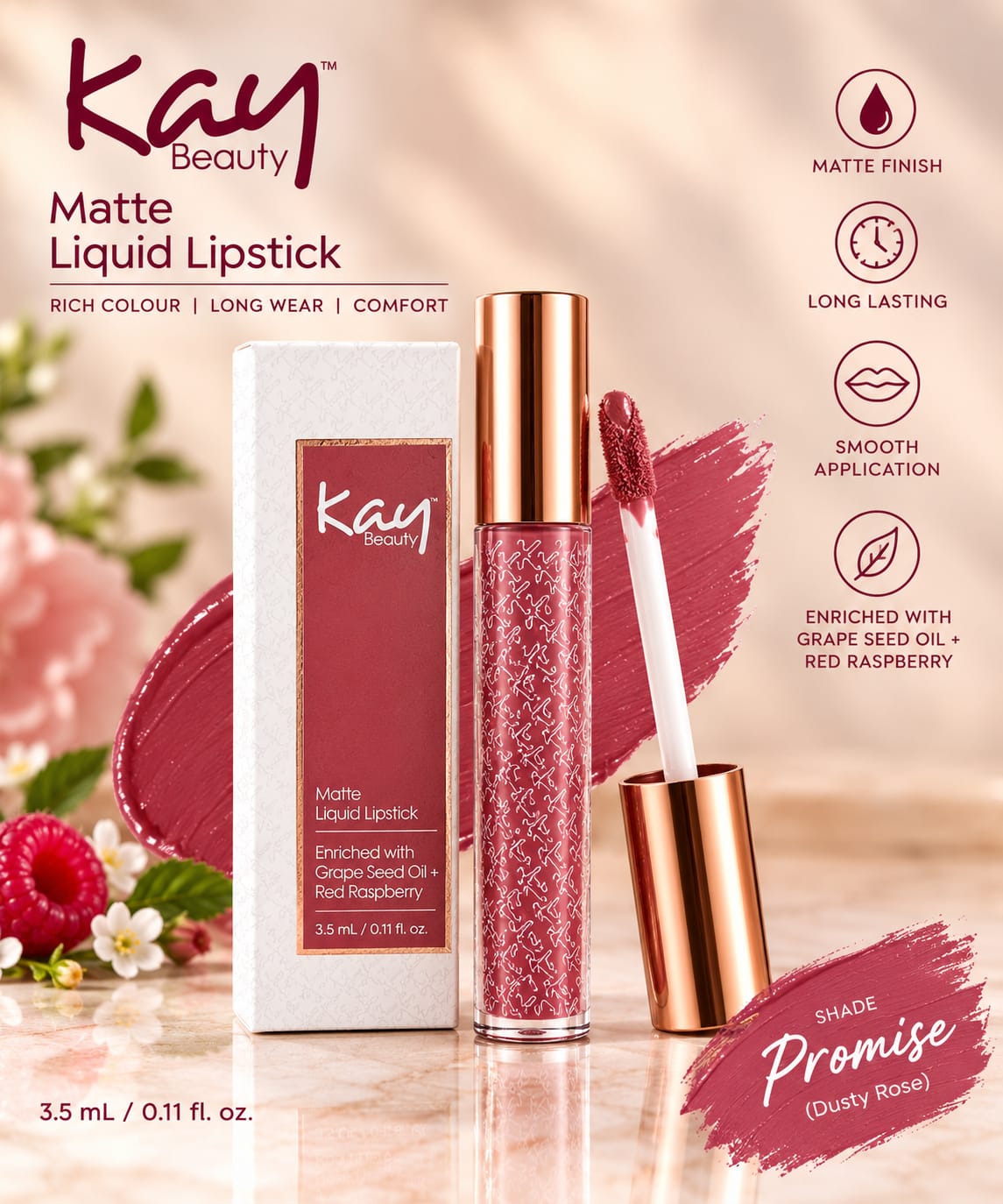 Kay Beauty Matte Liquid Lipstick