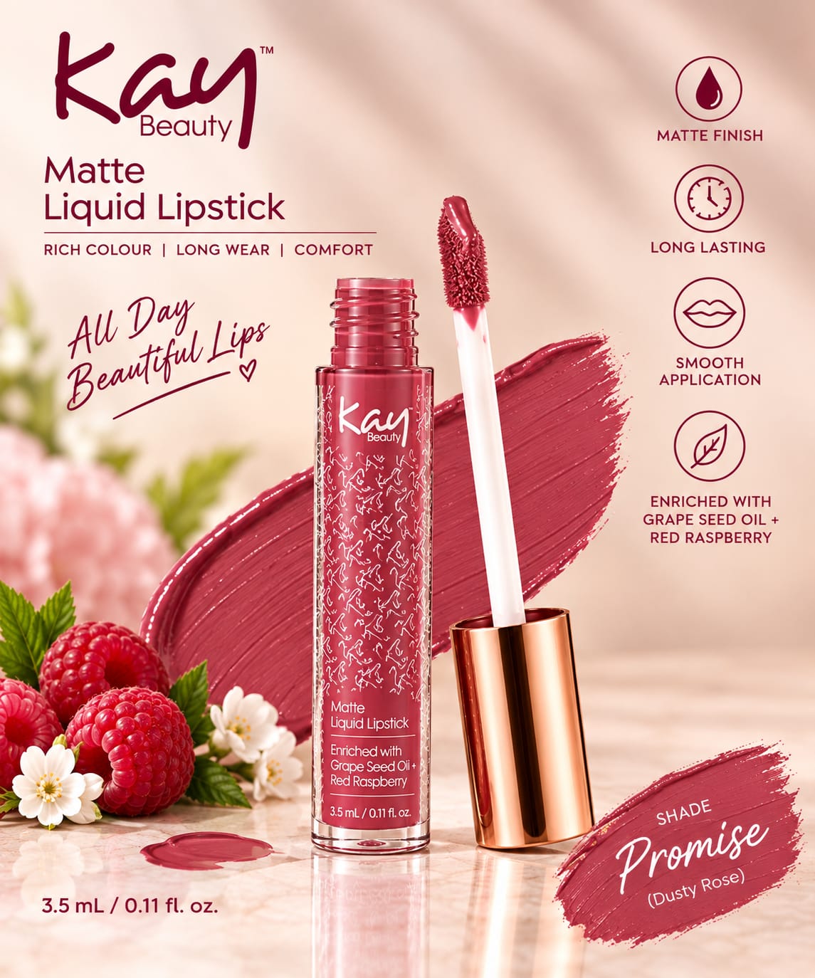 Kay Beauty Matte Liquid Lipstick