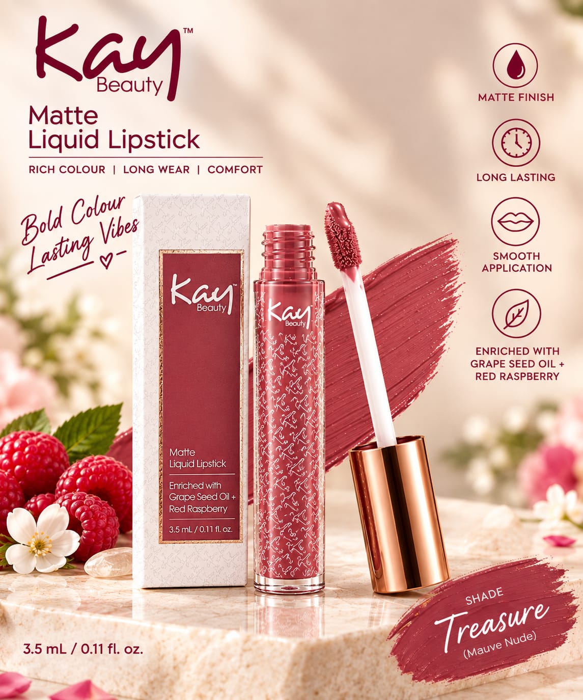 Kay Beauty Matte Liquid Lipstick