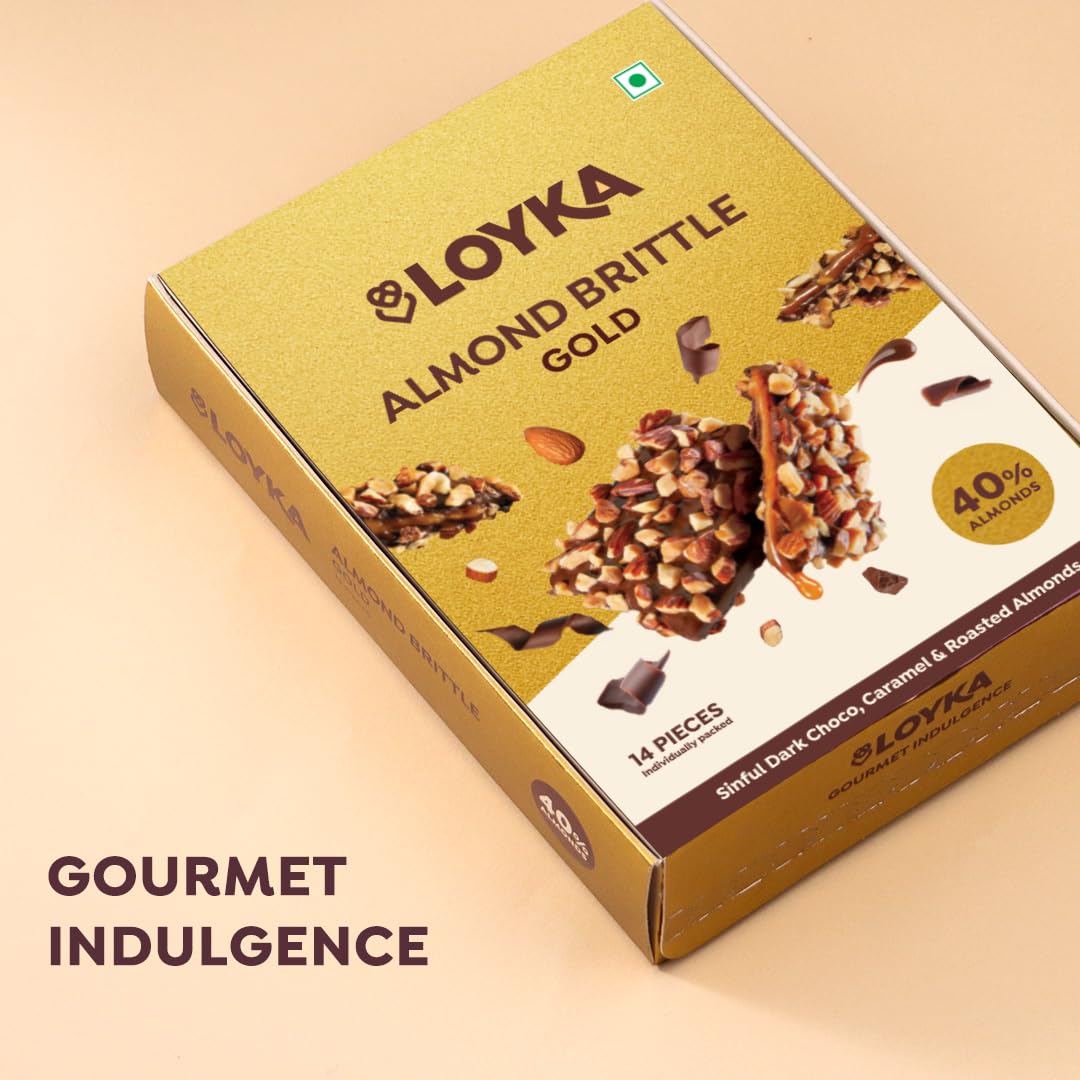 Loyka Almond Brittle Gold 406gm