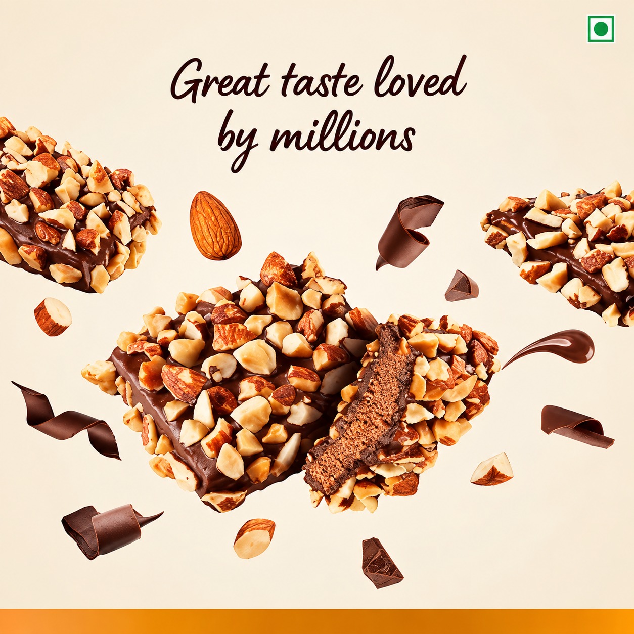 Loyka Almond Brittle Brownie 203gm