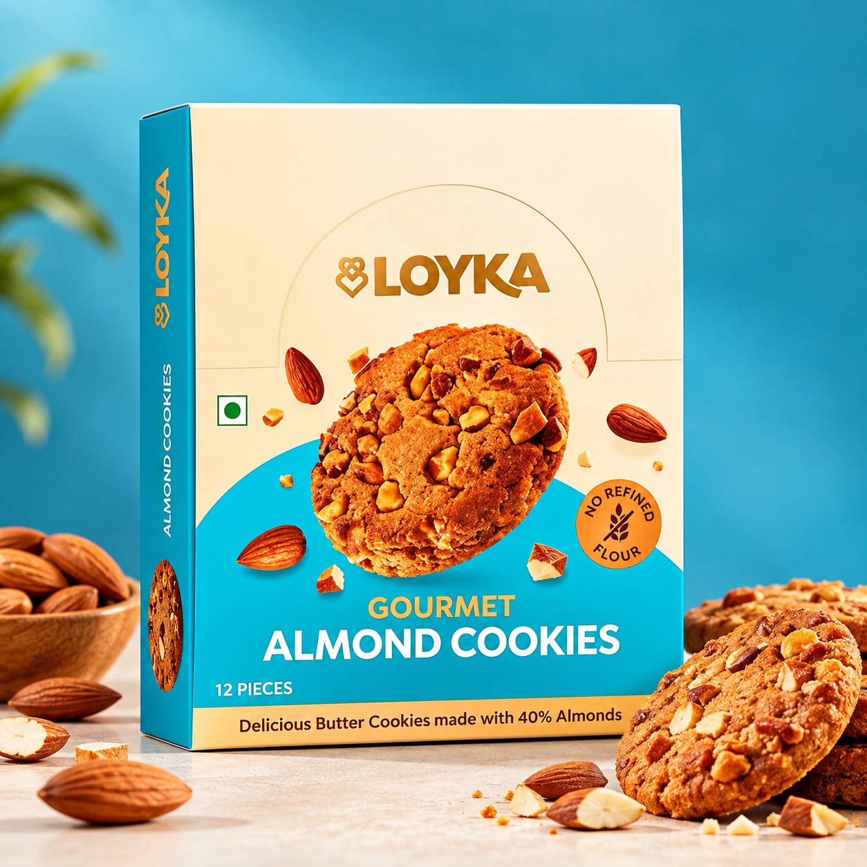 Loyka Gourmet Almond Cookies 216gm