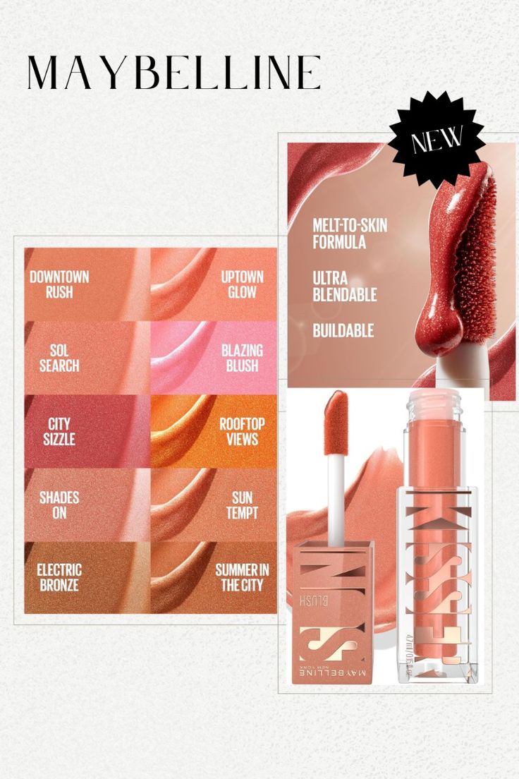 Maybelline New York Sunkisser Highlighter + Blush - Burnt Sky