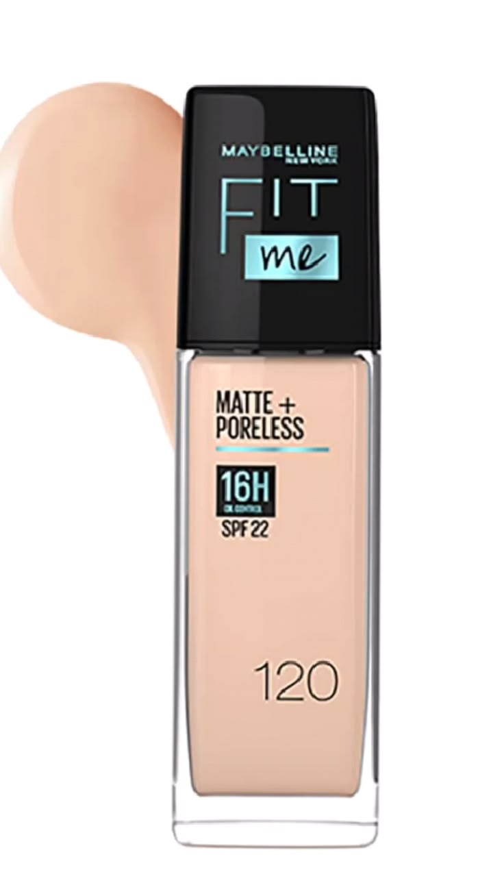 Maybelline Fit Me Matte + Poreless 16H Oil Control Foundation SPF 22 PA++