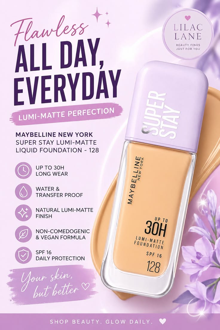 Maybelline Super Stay Up To 30H Lumi-Matte Foundation SPF 18