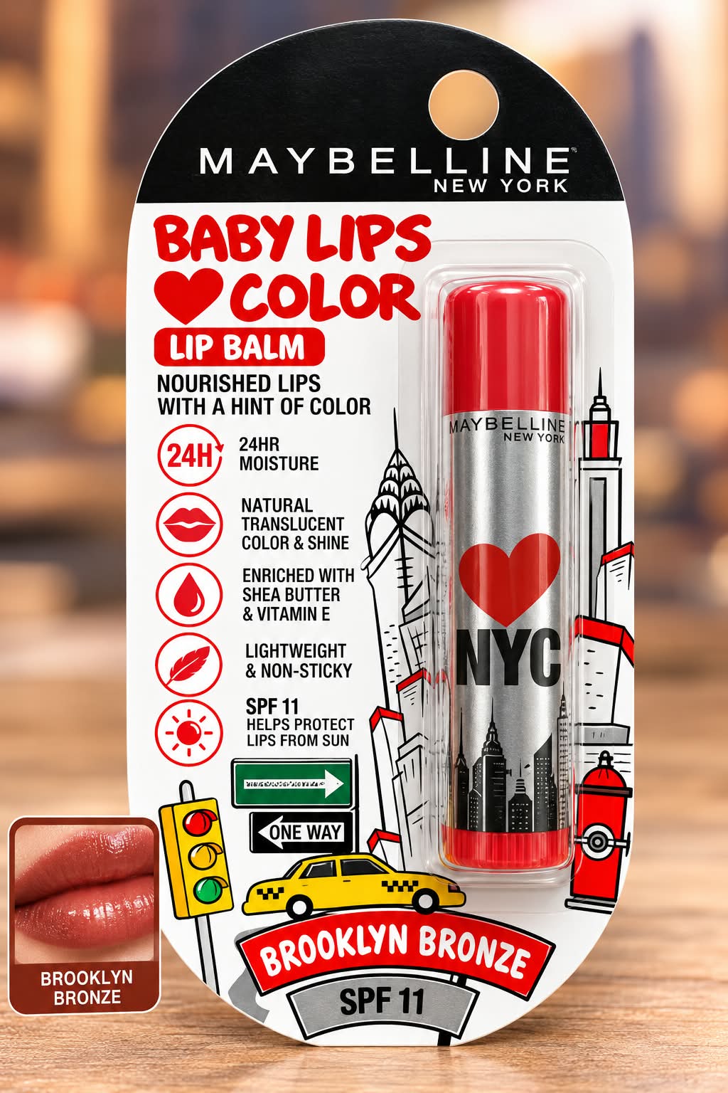 Maybelline New York Baby Lips Color Spf 11 New Improved 24hr