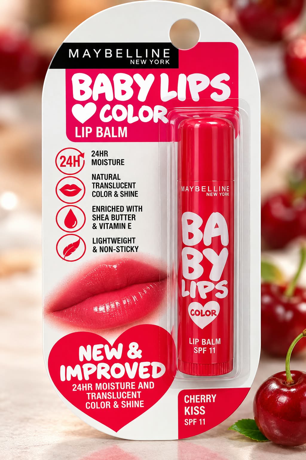 Maybelline New York Baby Lips Color Spf 11 New Improved 24hr