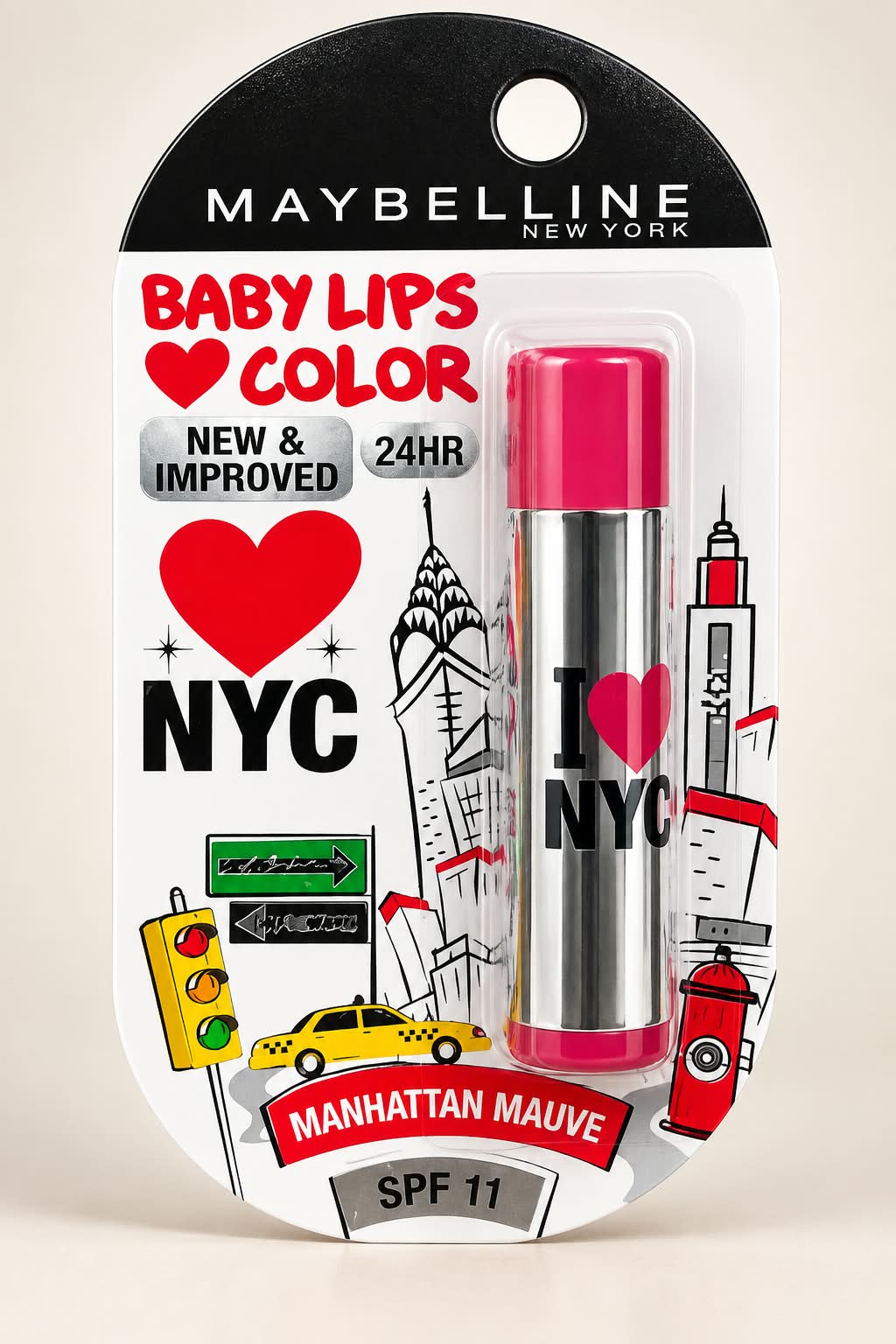 Maybelline New York Baby Lips Color Spf 11 New Improved 24hr