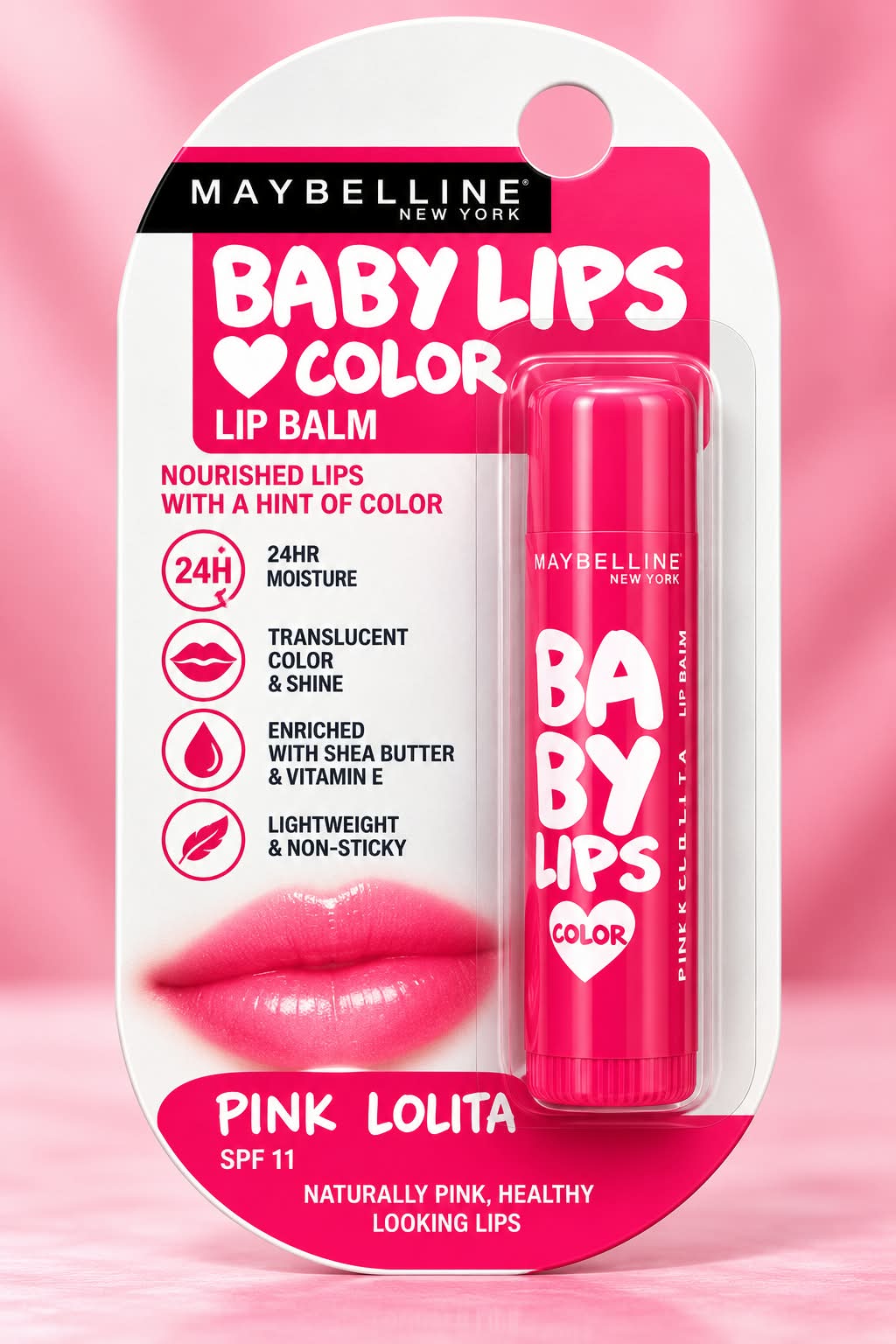 Maybelline New York Baby Lips Color Spf 11 New Improved 24hr