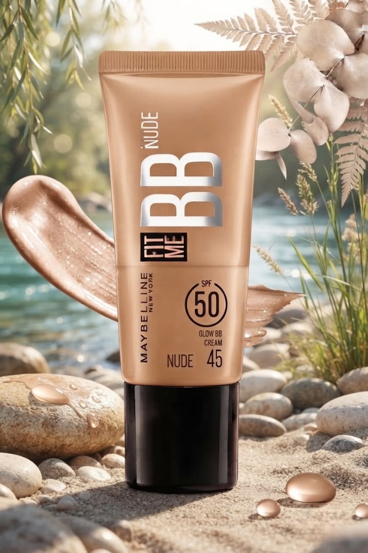 Maybelline New York Fit Me Glow BB Skin Tint, SPF 50, Niacinamide, Normal to Dry Skin