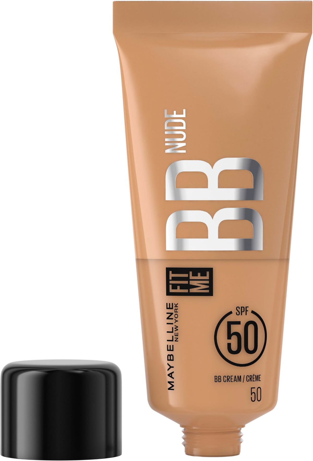 Maybelline New York Fit Me Glow BB Skin Tint, SPF 50, Niacinamide, Normal to Dry Skin