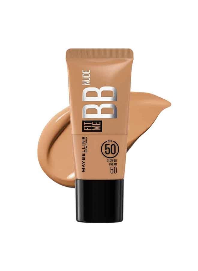 Maybelline New York Fit Me Glow BB Skin Tint, SPF 50, Niacinamide, Normal to Dry Skin