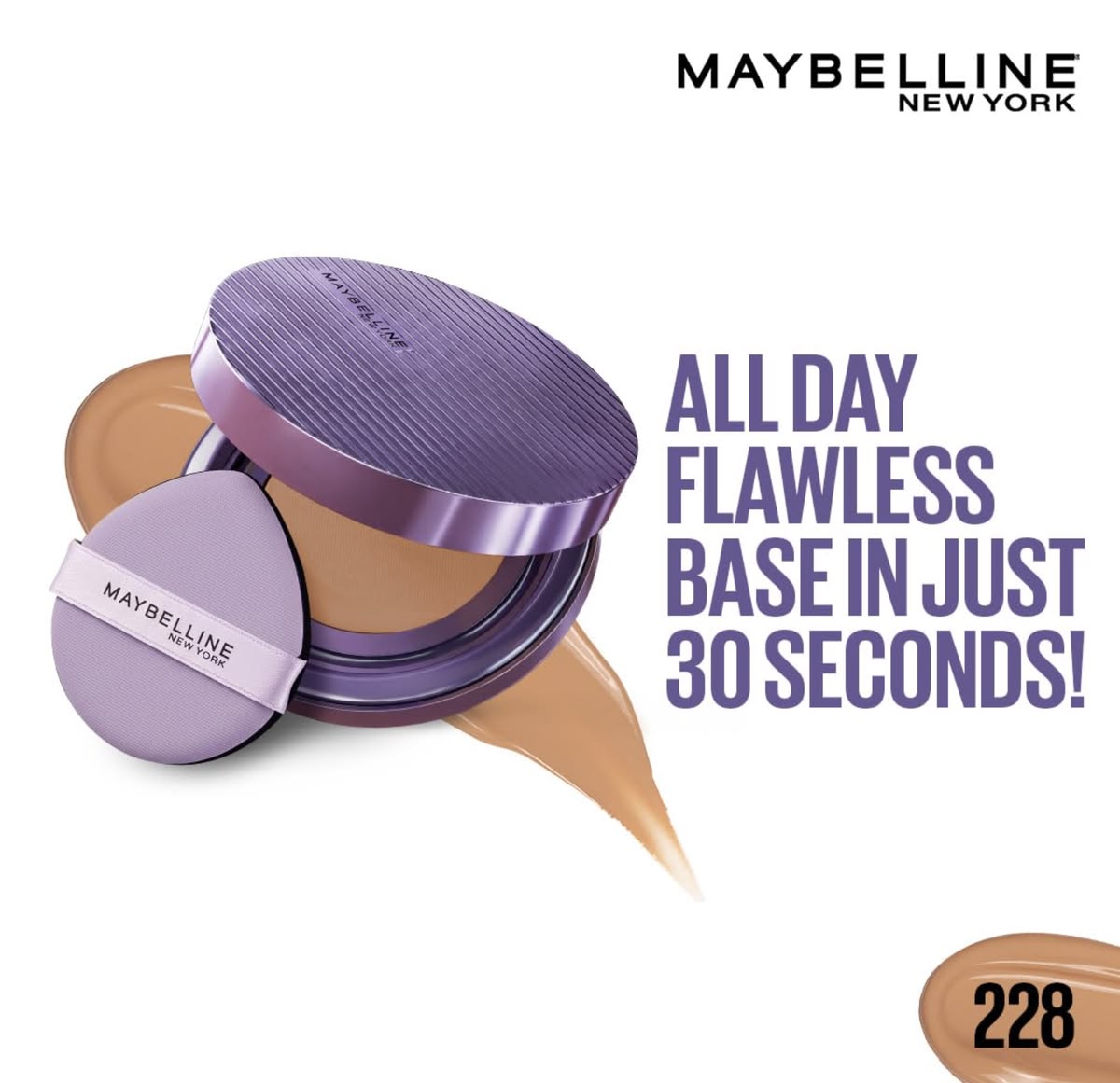 Maybelline Super Stay Matte Max Cushion Foundation Spf 30P+++Up To30H Transfer Proof-Sweat Proof