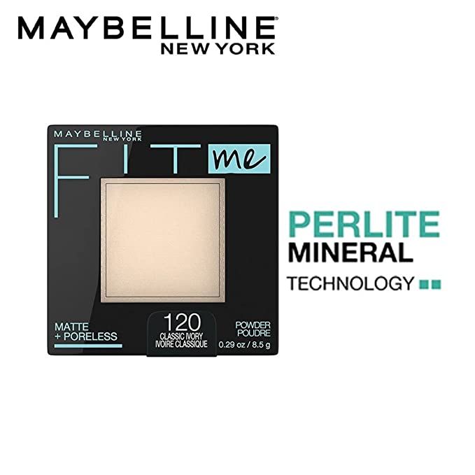 Maybelline New York Fit Me Matte + Poreless Pressed Powder, Lightweight - Buff Beige 130