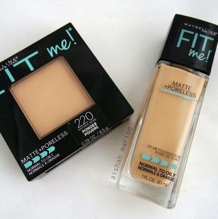 Maybelline New York Fit Me Matte + Poreless Pressed Powder, Lightweight - Buff Beige 130