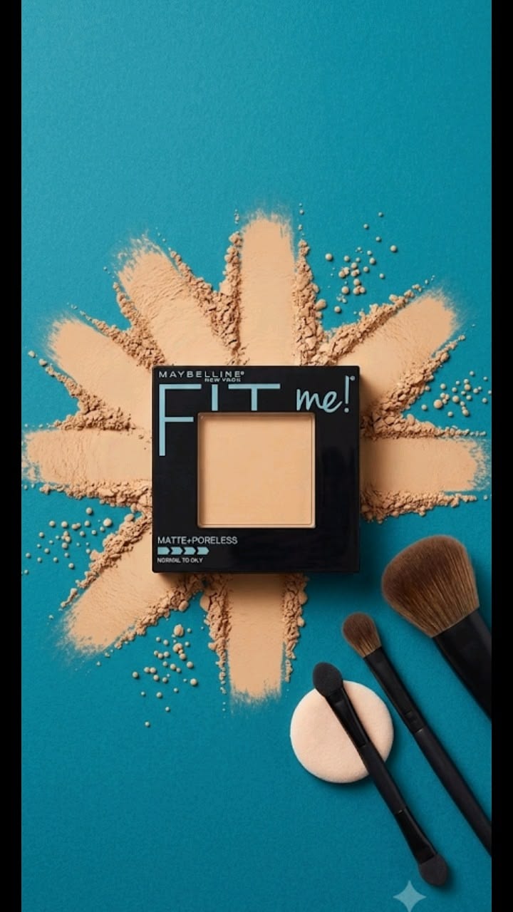 Maybelline New York Fit Me Matte + Poreless Pressed Powder, Lightweight - Buff Beige 130