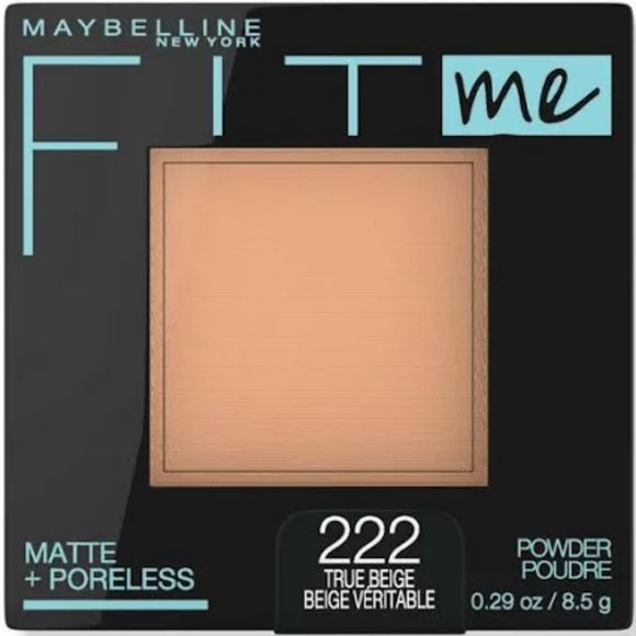 Maybelline New York Fit Me Matte + Poreless Pressed Powder, Lightweight - Buff Beige 130