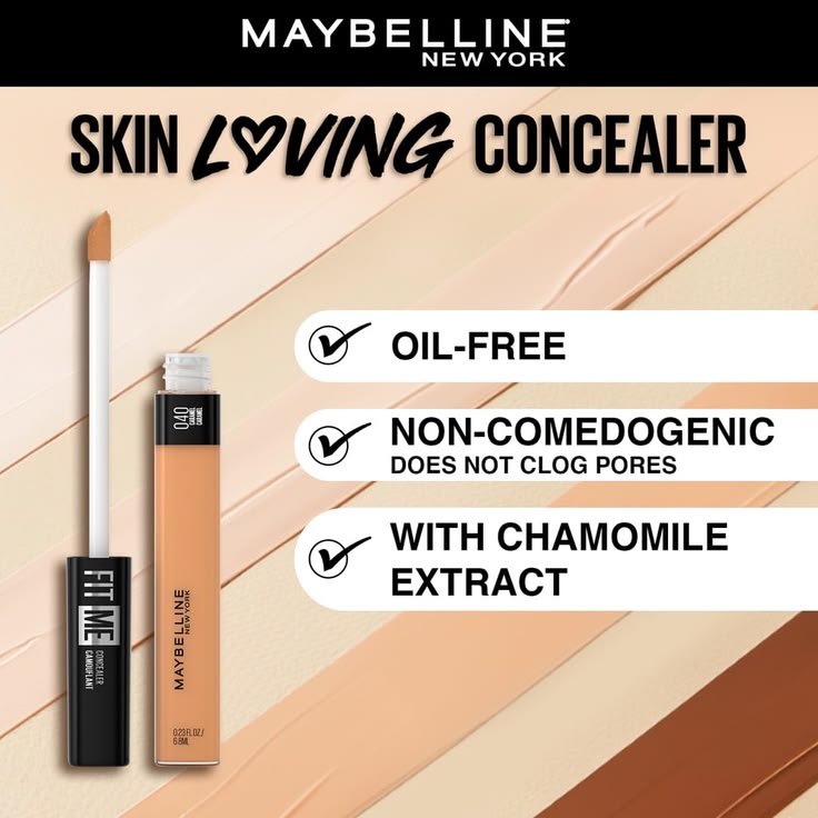 Maybelline New York Full Coverage Concealer Cream For All Skin Type, Matte & Poreless Ultra Blendable, Fit Me, 25 Medium, 6.8ml