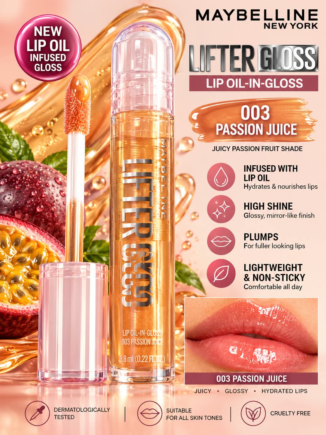 Maybelline New York Lifter Gel Lip Oil In Gel