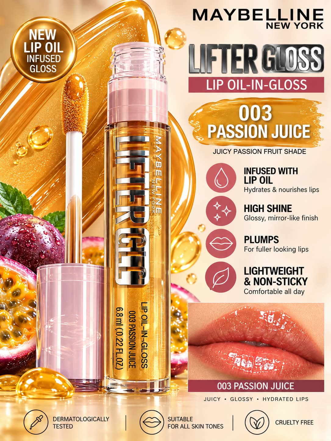 Maybelline New York Lifter Gel Lip Oil In Gel