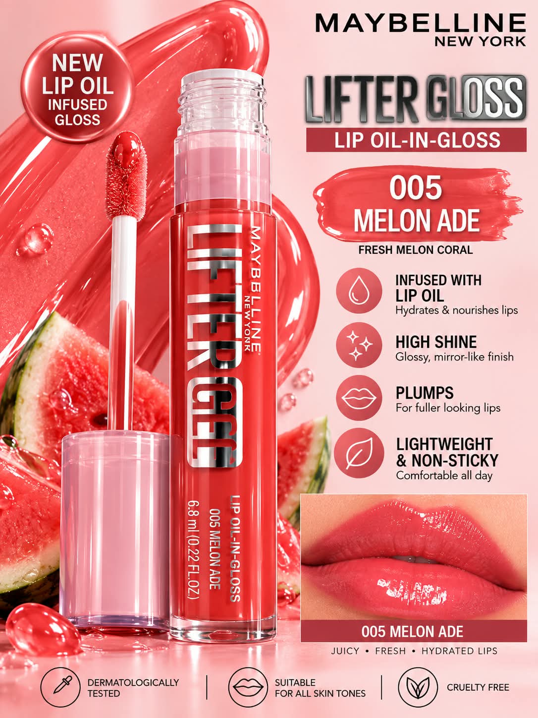 Maybelline New York Lifter Gel Lip Oil In Gel