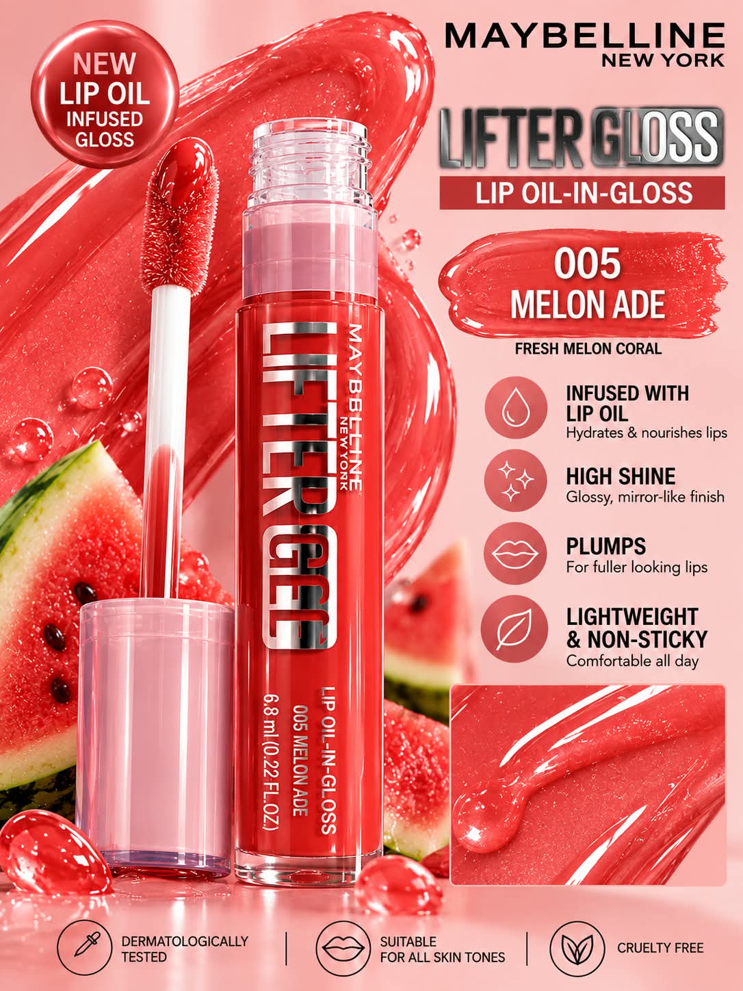 Maybelline New York Lifter Gel Lip Oil In Gel