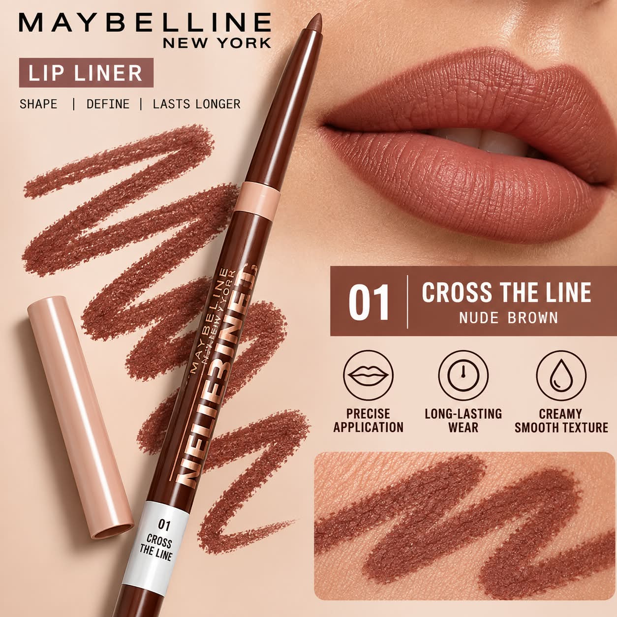 Maybelline New York Lifter Liner Lip Liner Pencil With Hyaluronic Acid