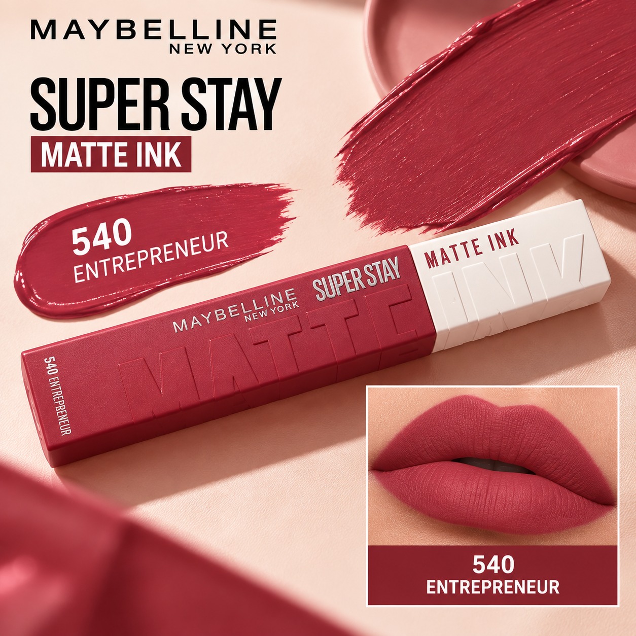 Maybelline New York Super Stay Matte Ink Liquid Lipstick, Lasts Up to 16 Hours