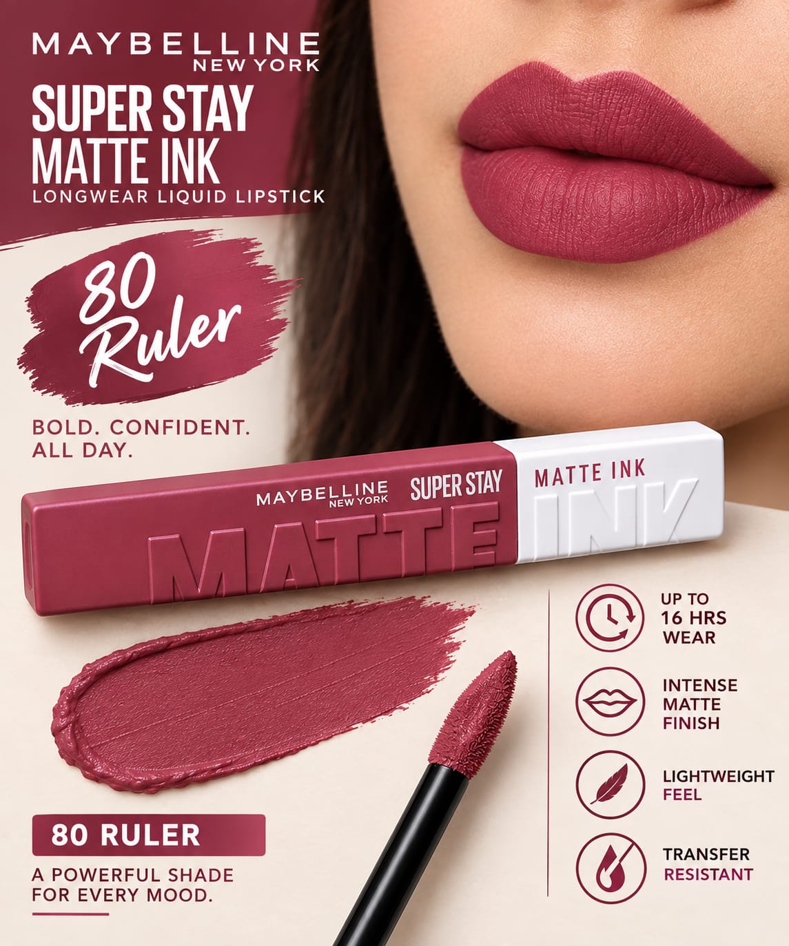 Maybelline New York Super Stay Matte Ink Liquid Lipstick, Lasts Up to 16 Hours