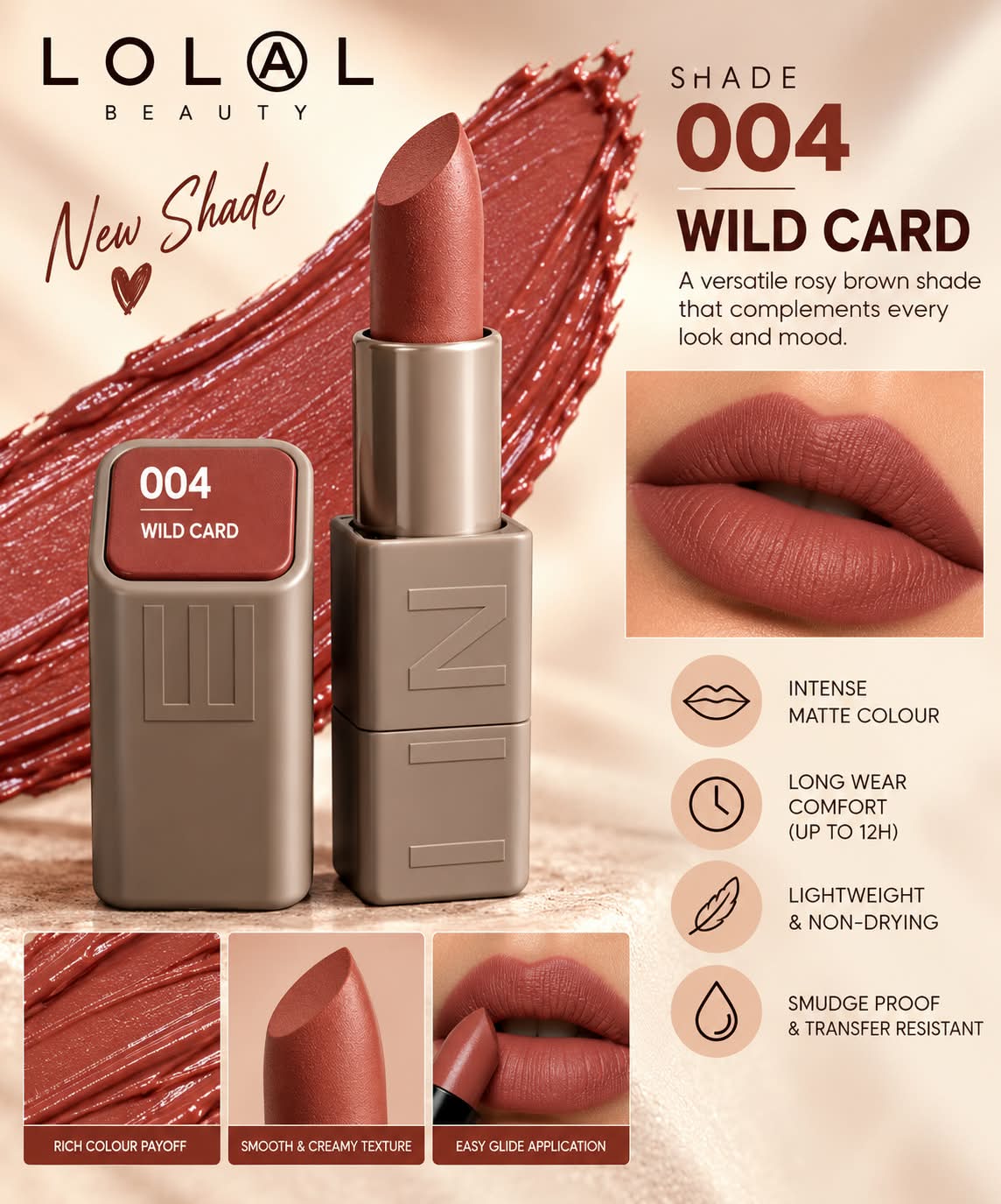 Maybelline Serum Matte Lipstick - 8Hr hydration, One-Swipe Bold Color 4.2g