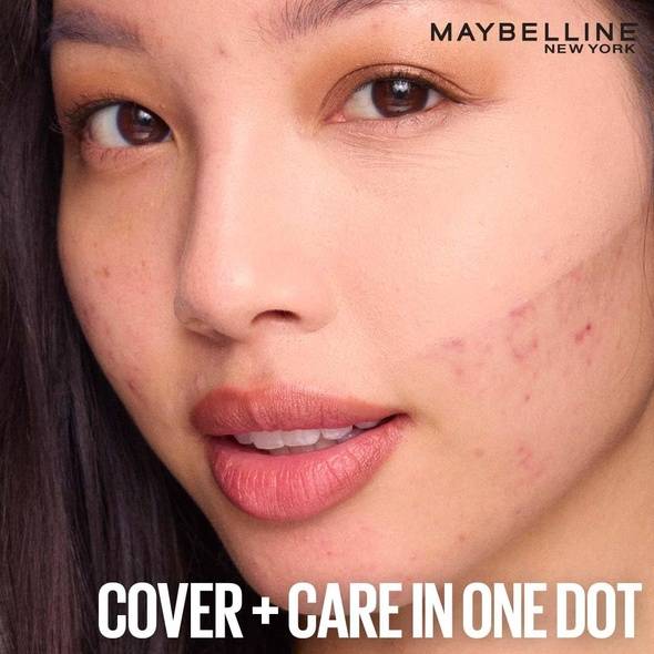 Maybelline New York Fit Me Spot Rescue Full Coverage Concealer, 24H Wear, Fades Spots, Minimizes Pimples, Clinically Tested, Non Comedogenic-15, 15ml
