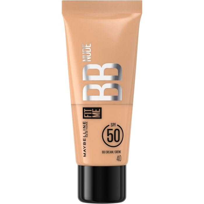 Maybelline New York Fit Me Glow BB Skin Tint, SPF 50, Niacinamide, Normal to Dry Skin