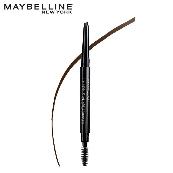 Maybelline New York Define & Blend Brow Pencil For Perfect Brows, Eyebrow Pencil Natural Brown