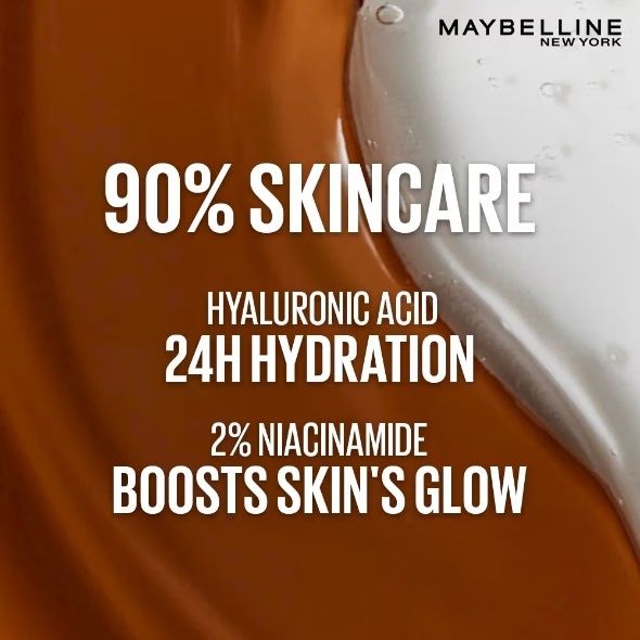 Maybelline New York Fit Me Glow BB Skin Tint, SPF 50, Niacinamide, Normal to Dry Skin