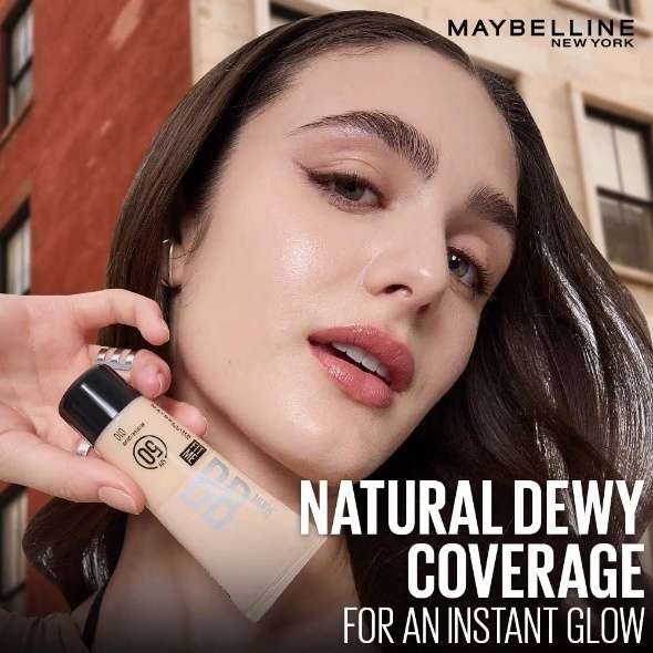 Maybelline New York Fit Me Glow BB Skin Tint, SPF 50, Niacinamide, Normal to Dry Skin