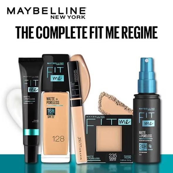 Maybelline New York Fit Me Matte + Poreless Pressed Powder, Lightweight - Buff Beige 130