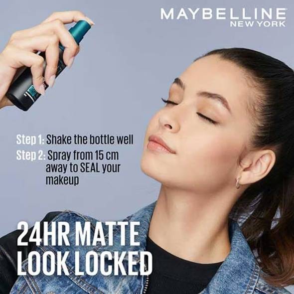 Maybelline New York Fit Me Matte + Poreless Setting Spray Transfer-proof 24HR Oil-control Formula