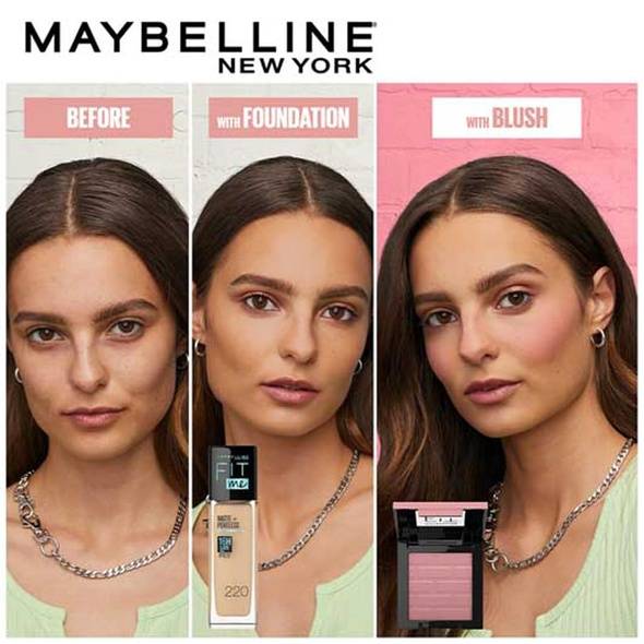 Maybelline New York New Fit Me Mono Blush, Up To 16Hr Long-lasting Cheek Blush (4.5 g)