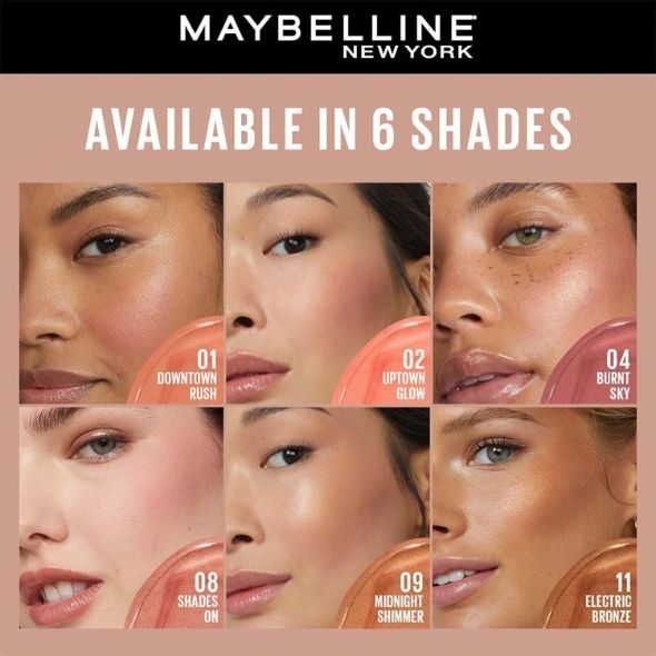 Maybelline New York Sunkisser Highlighter + Blush - Burnt Sky