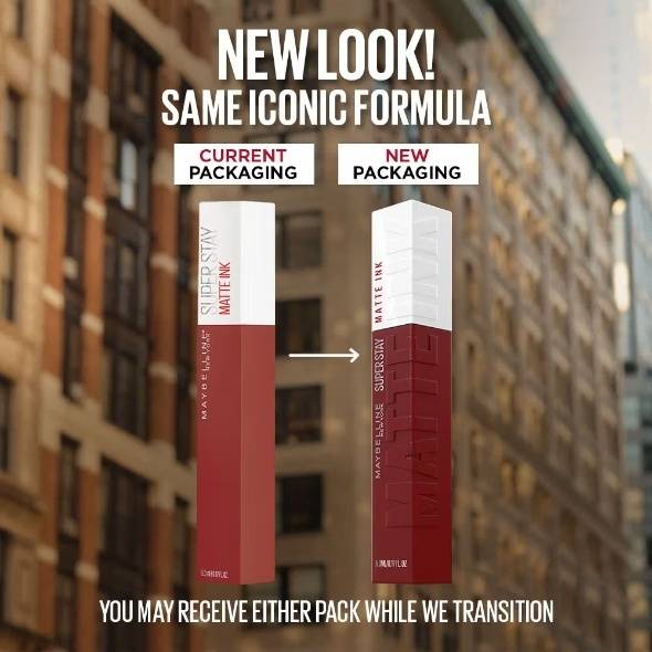 Maybelline New York Super Stay Matte Ink Liquid Lipstick, Lasts Up to 16 Hours - 245 Seeker