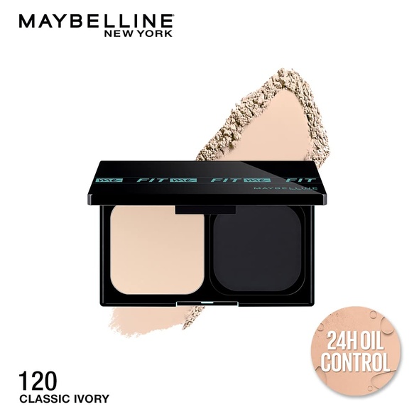 Maybelline New York Ultimate Powder Foundation, Full Matte Coverage, SPF44, 24H Oil Control, Fit Me
